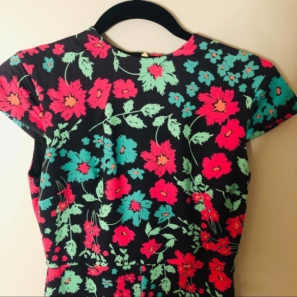 Alexia Admor Colorful Floral Sheath Dress Small - Picture 4 of 7